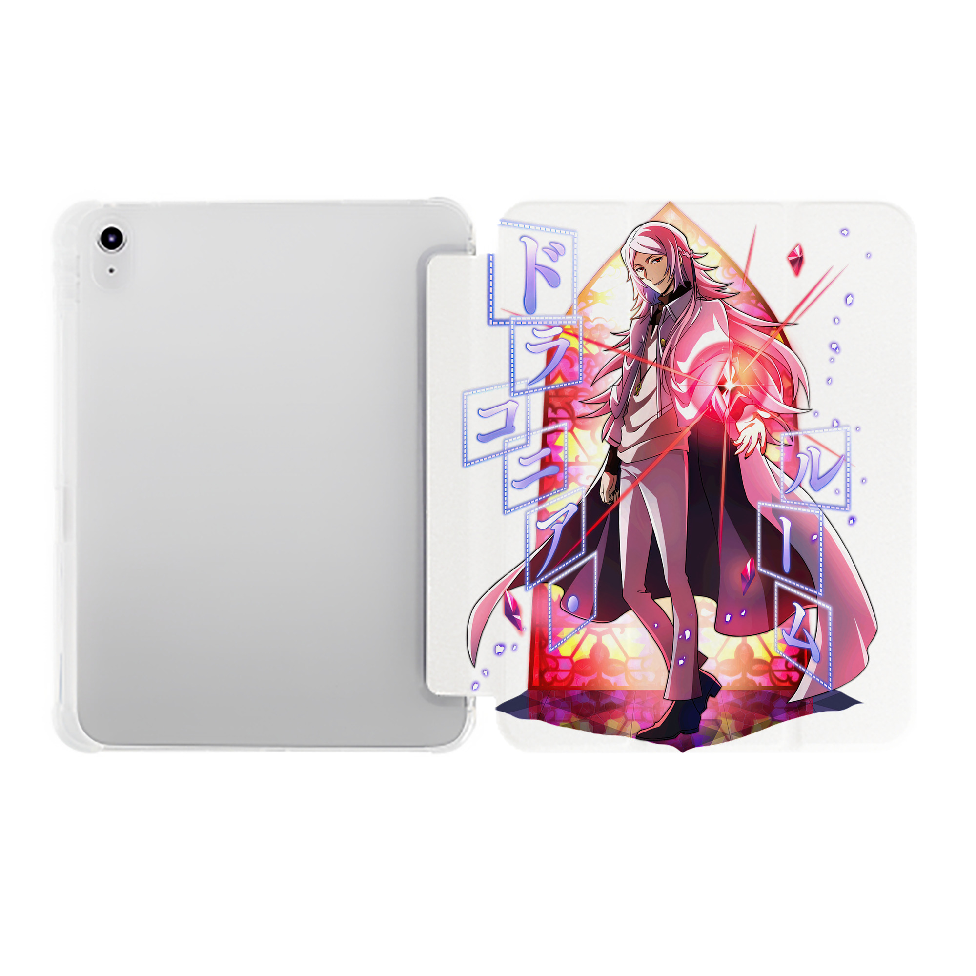 （画像用） 文豪ストレイドッグス Bungo Stray Dogs IPad ケース ペン収納付き 三つ折りスタンド PUレザー×シリコン 対応機種9.5/10.5/10.9インチ